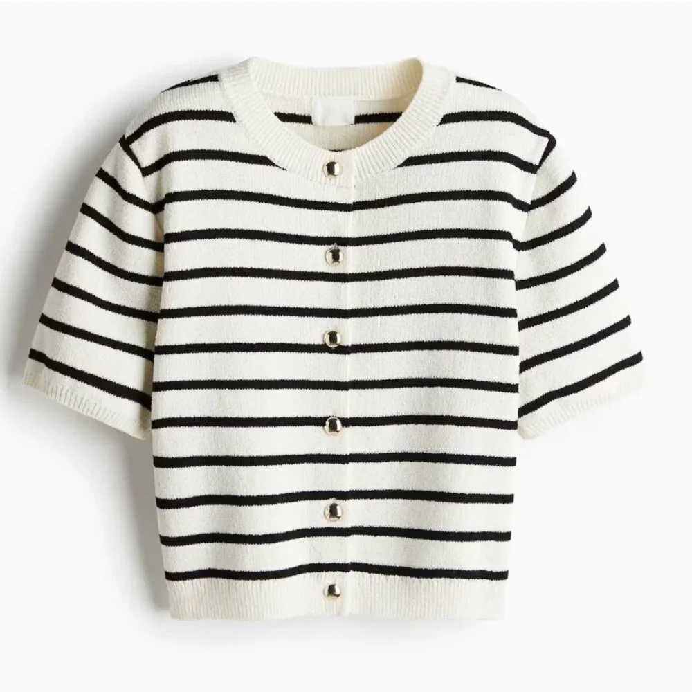 H&M Short-Sleeved Cardigan - Small - Picture 2 of 8